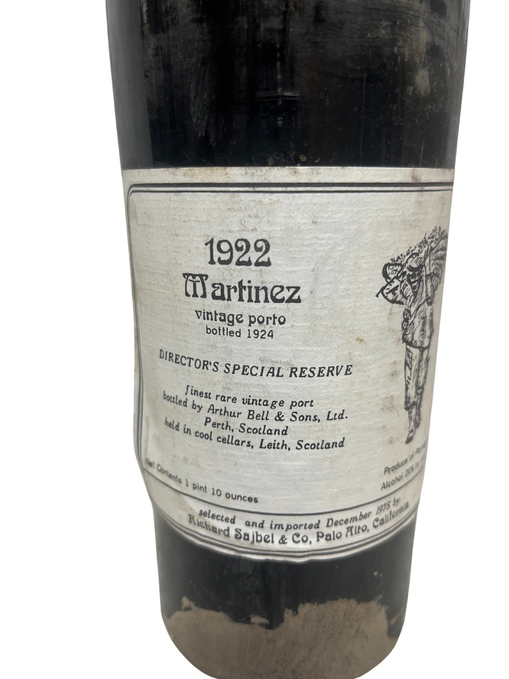 1922 Martinez Vintage Port