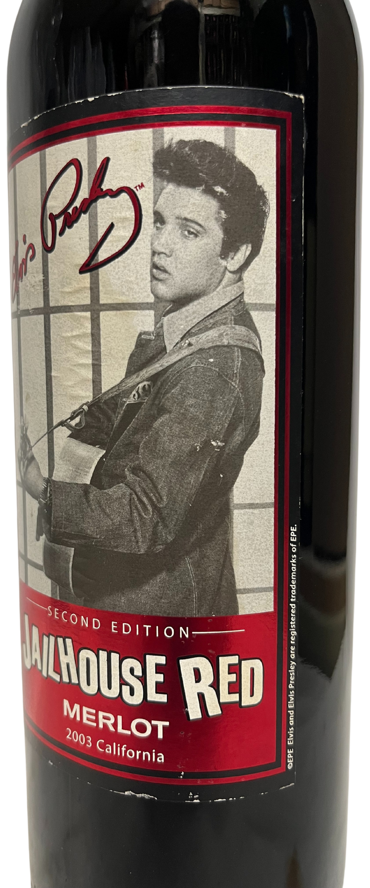 2003 Graceland Cellars Elvis Presley Jailhouse Red Merlot 2nd Edition - Scratch and  Dent