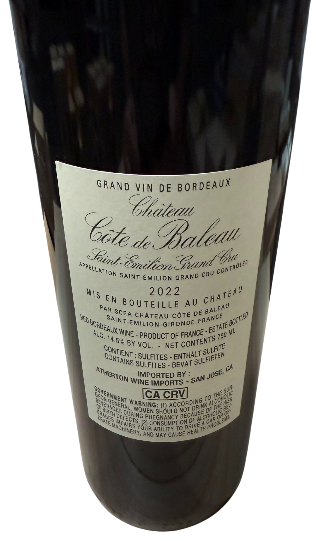2022 Cote De Baleau St Emilion