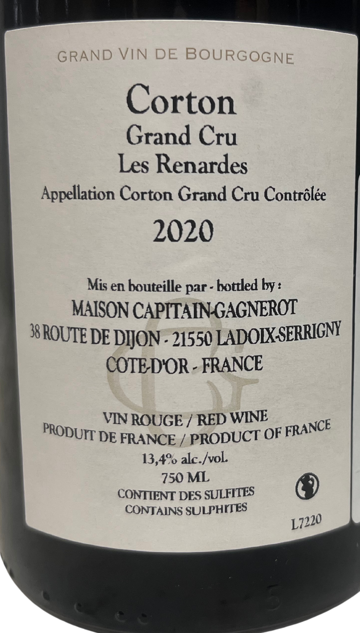 2020 Capitain-Gagnerot Corton Renardes