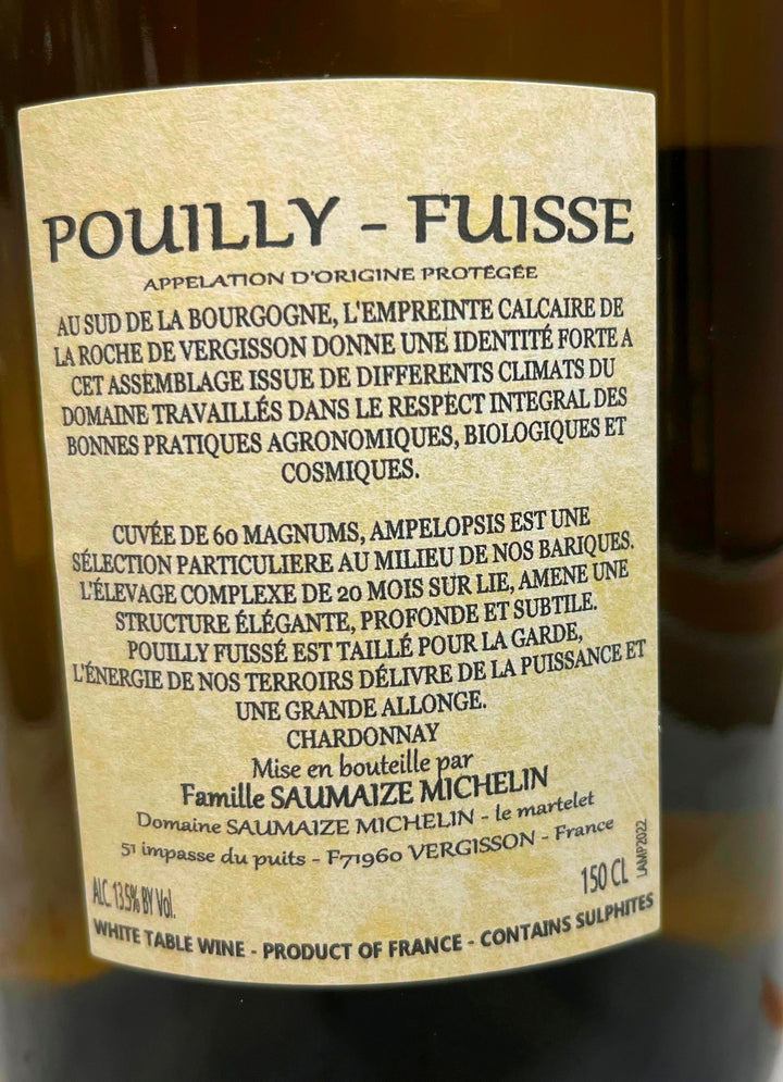 2022 Saumaize-Michelin Pouilly Fuisse Ampelopsis