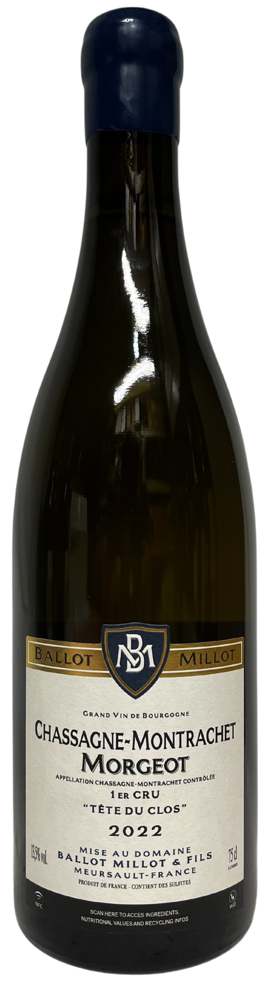 2022 Ballot-Millot et Fils Chassagne Montrachet Morgeot Tete du Clos