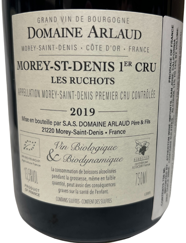 2019 Arlaud Morey St Denis Les Ruchots
