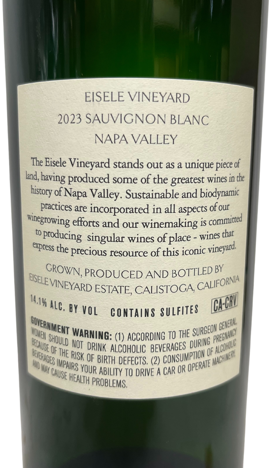 2023 Eisele Vineyard Napa Valley Sauvignon Blanc