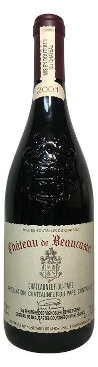 2001 Beaucastel Chateauneuf du Pape