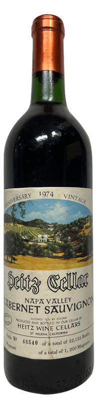 1974 Heitz Cellar Napa Valley Martha's Vineyard Cabernet Sauvignon