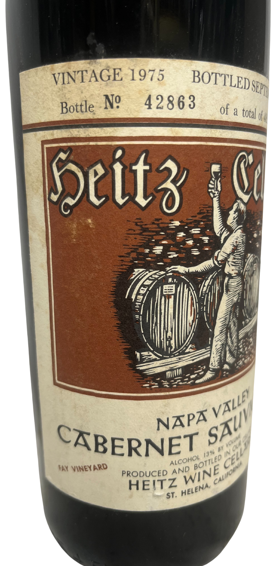1975 Heitz Cellar Napa Valley Fay Cabernet Sauvignon