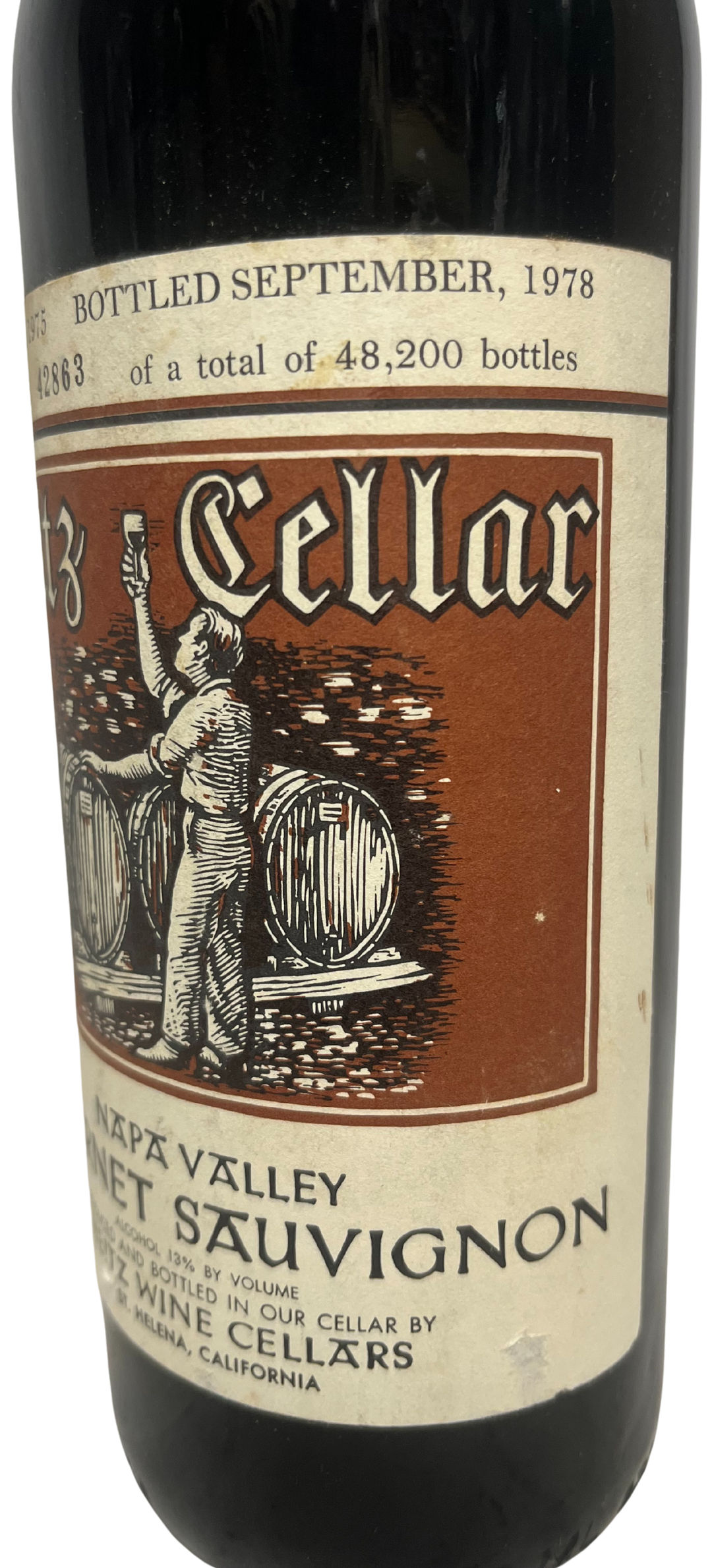 1975 Heitz Cellar Napa Valley Fay Cabernet Sauvignon