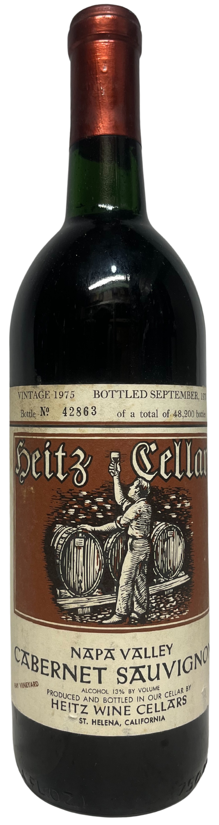 1975 Heitz Cellar Napa Valley Fay Cabernet Sauvignon