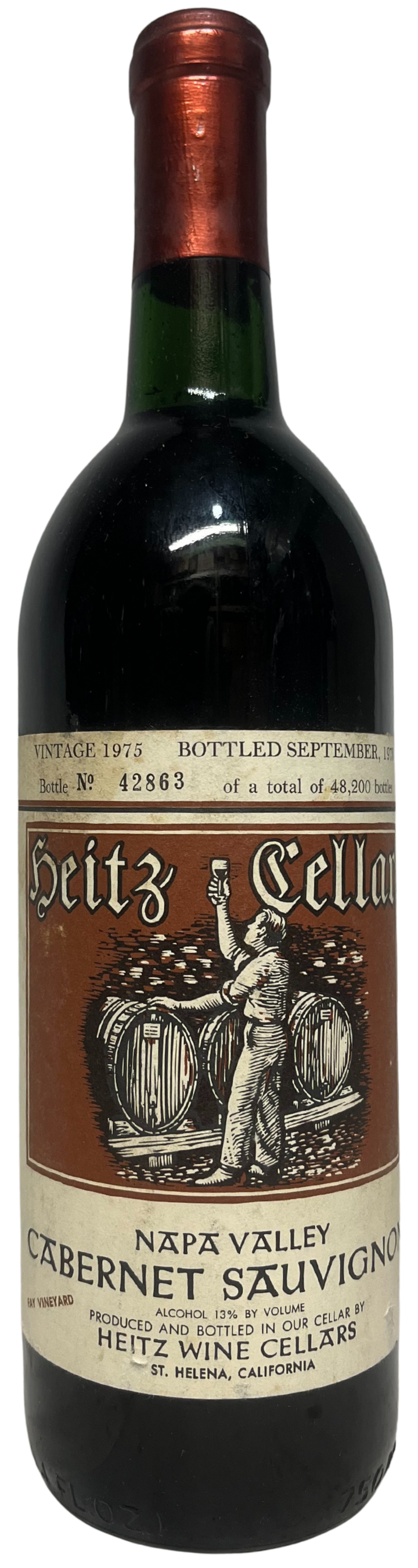 1975 Heitz Cellar Napa Valley Fay Cabernet Sauvignon