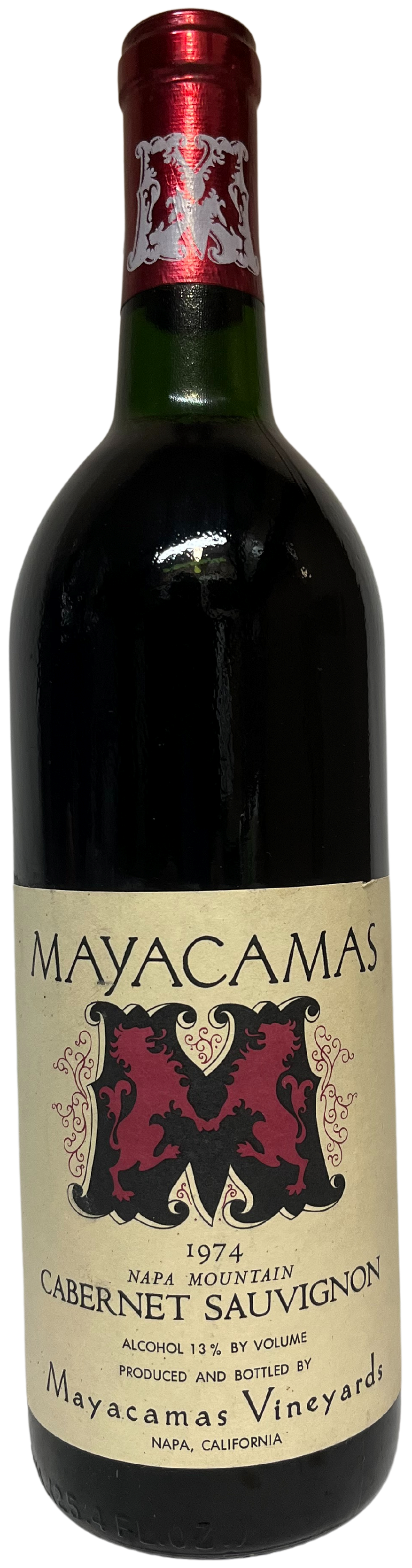 1974 Mayacamas Cabernet