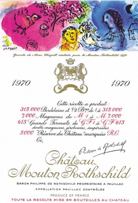 1970 Mouton Rothschild Pauillac