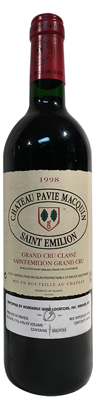 1998 Pavie Macquin St Emilion