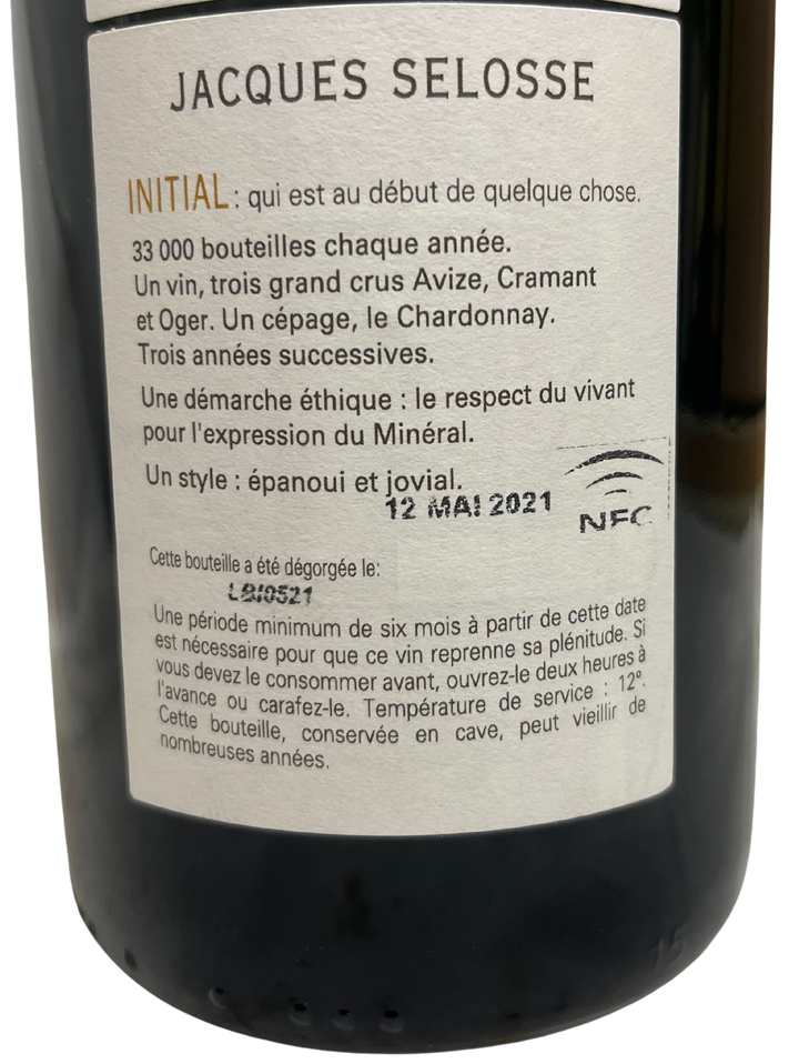 NV Jacques Selosse Champagne Cuvee Initiale