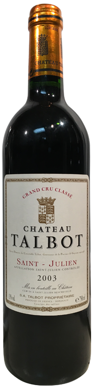2003 Talbot St Julien