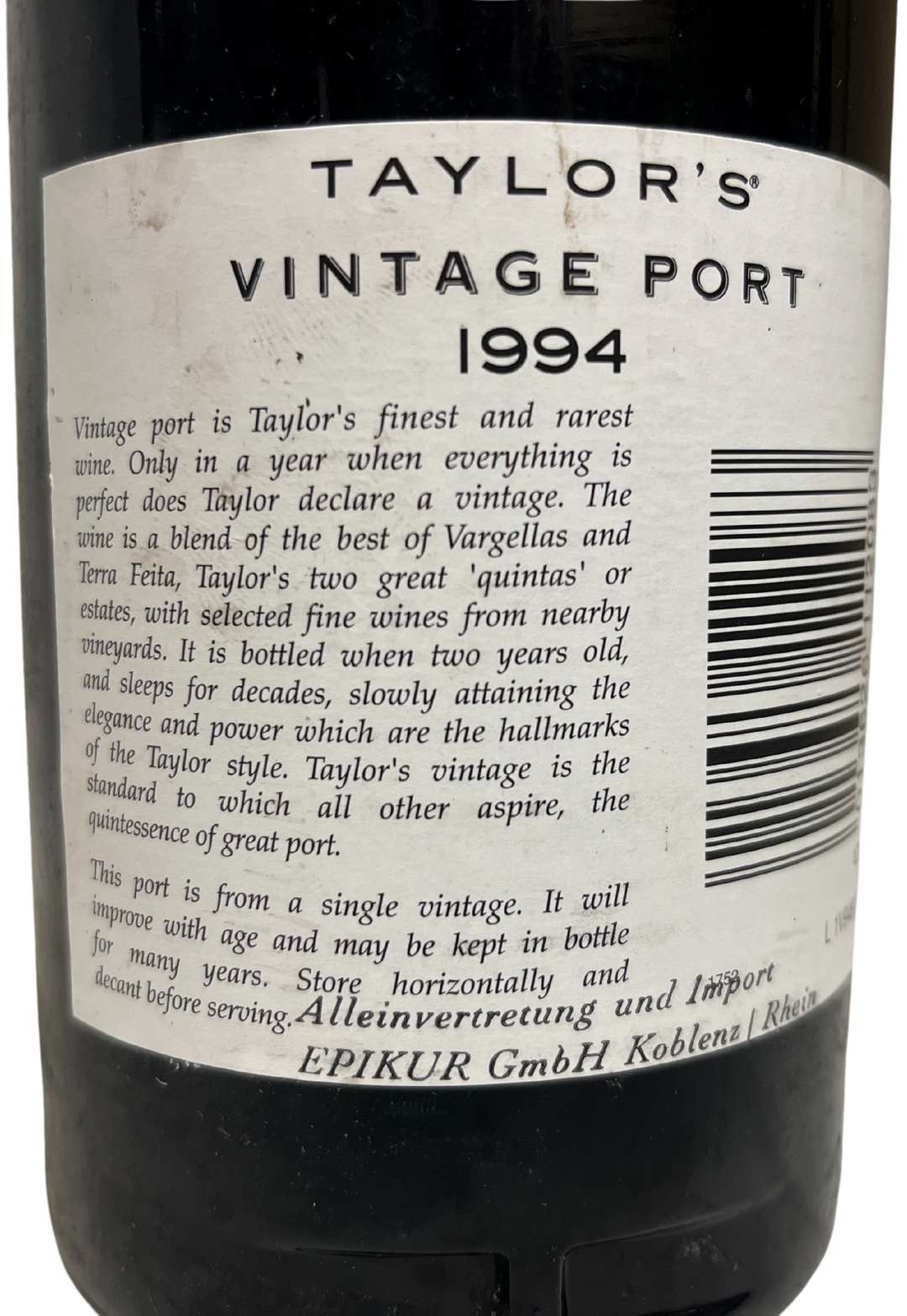 1994 Taylor Fladgate Vintage Port