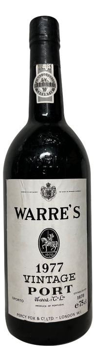 1977 Warre's Vintage Port – Wine Consigners Inc.