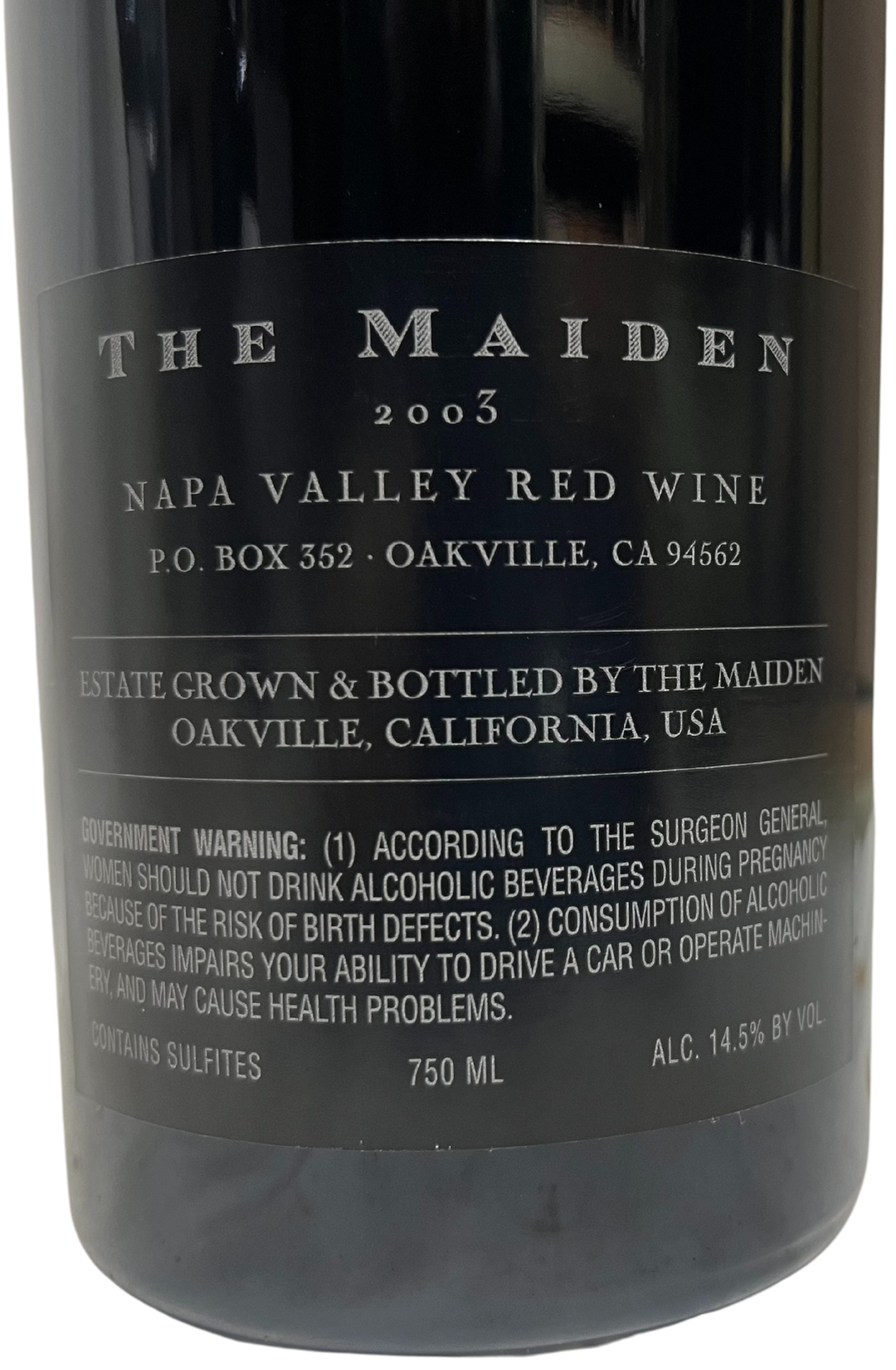 2003 Harlan Estate, The Maiden Napa Valley Proprietary Red