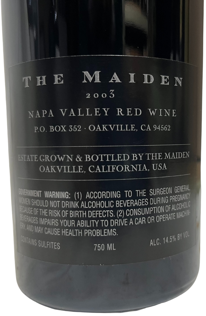 2003 Harlan Estate, The Maiden Napa Valley Proprietary Red