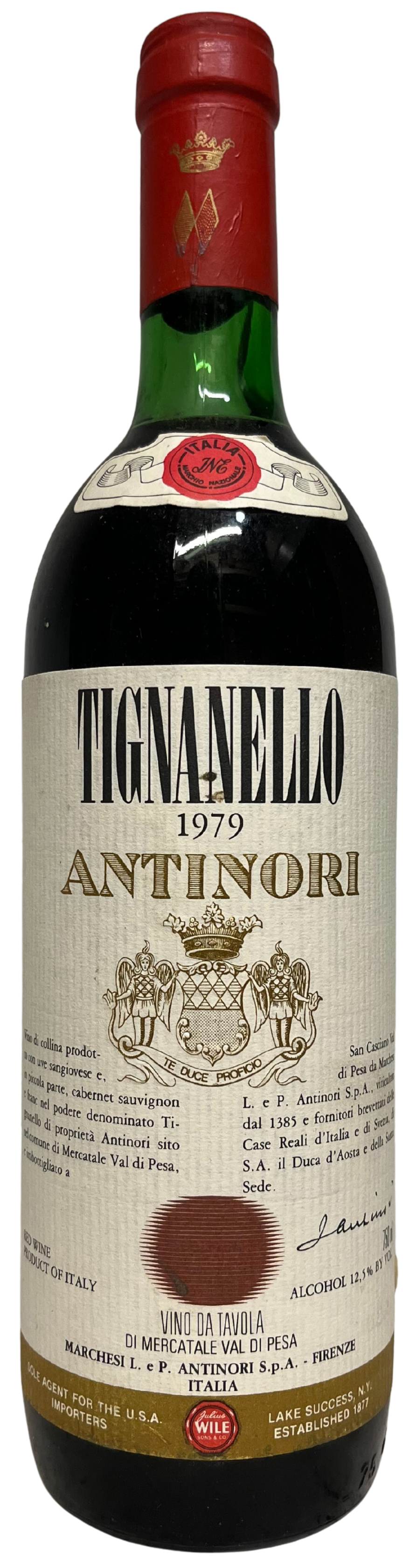 1979 Antinori Tuscany Tignanello – Aabalat Fine and Rare Wines