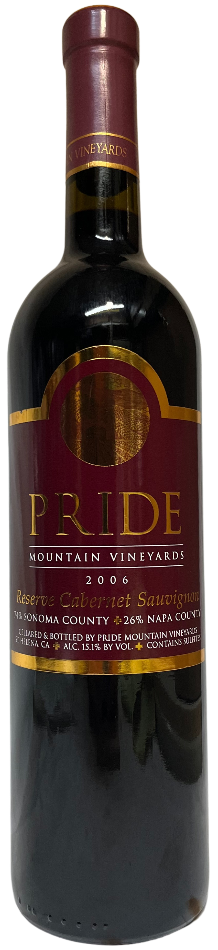 2006 Pride Mountain Vineyards Reserve Cabernet Sauvignon