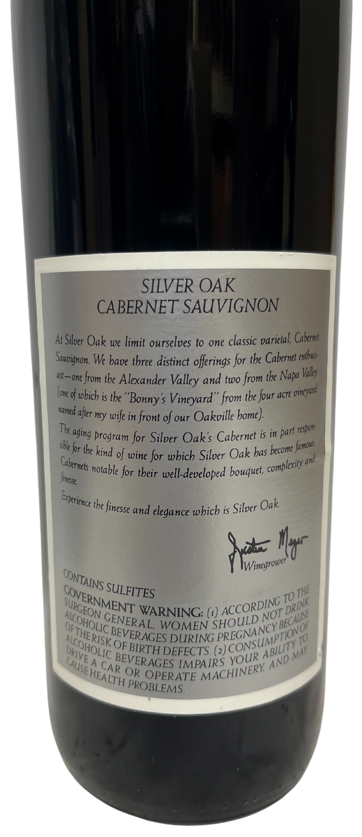 1988 Silver Oak Napa Valley Cabernet