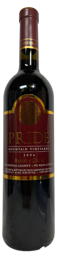 Pride Mountain Vineyards Reserve Claret