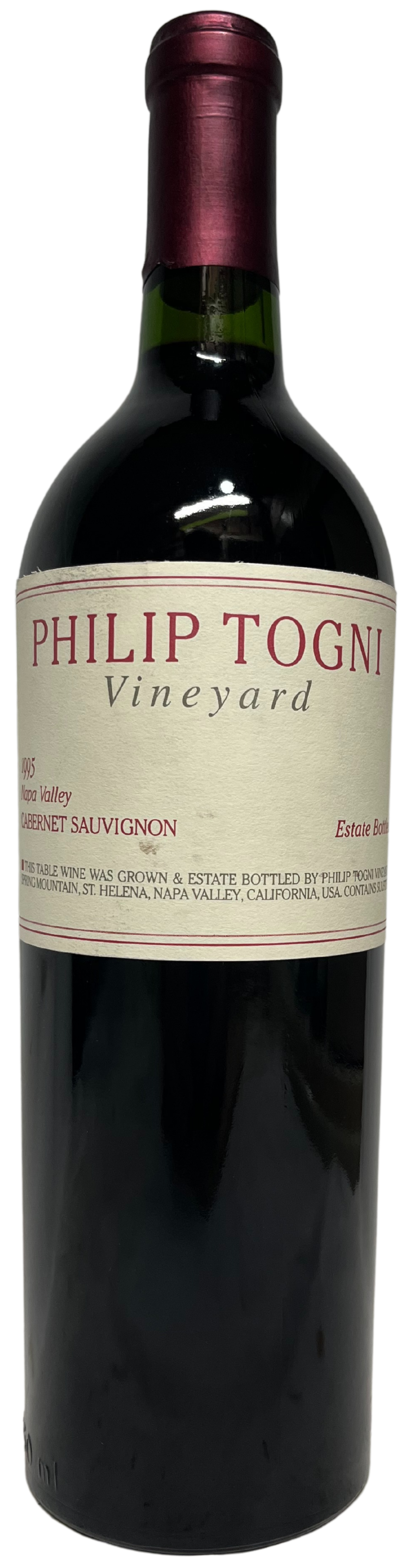 1995 Philip Togni Cabernet Sauvignon