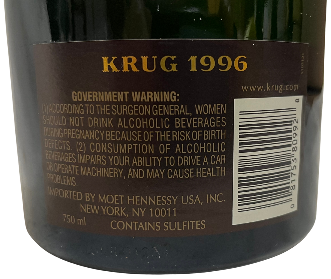 1996 Krug Champagne Brut
