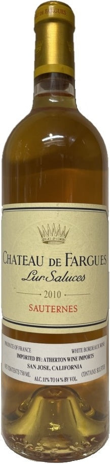 De Fargues Sauternes
