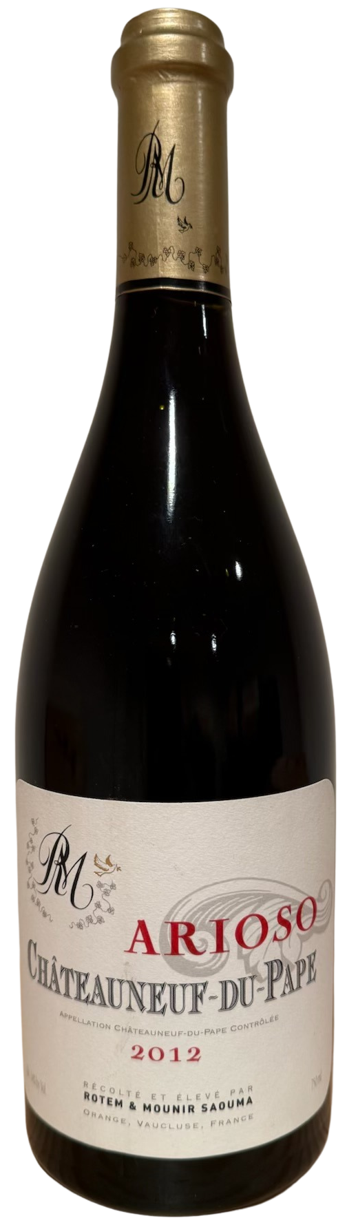 2012 Rotem & Mounir Saouma Chateauneuf du Pape Arioso Rouge