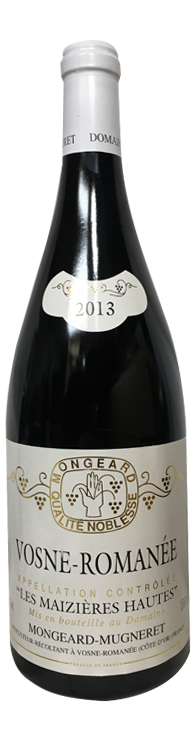 2013 Mongeard Mugneret Vosne Romanee Les Maizieres Hautes