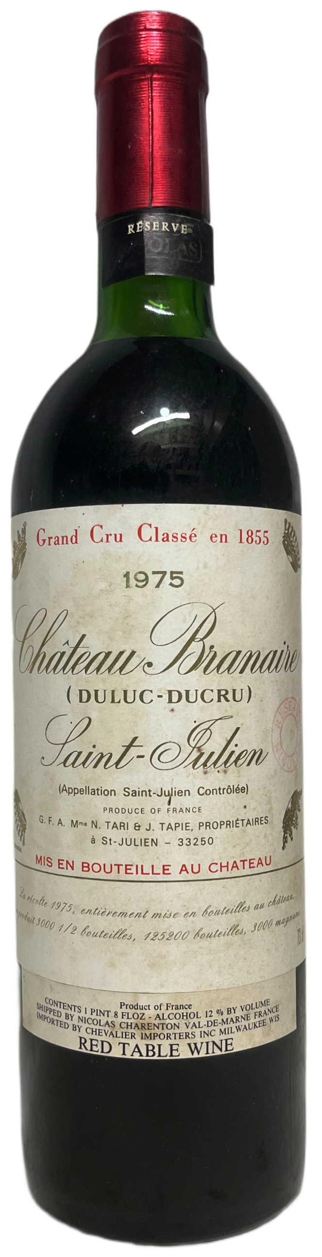 1975 Branaire Ducru St Julien