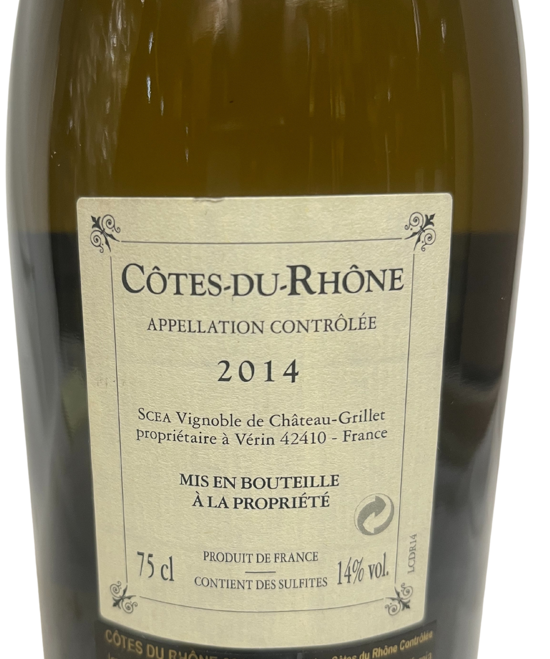 2014 Chateau Grillet Cotes du Rhone Blanc