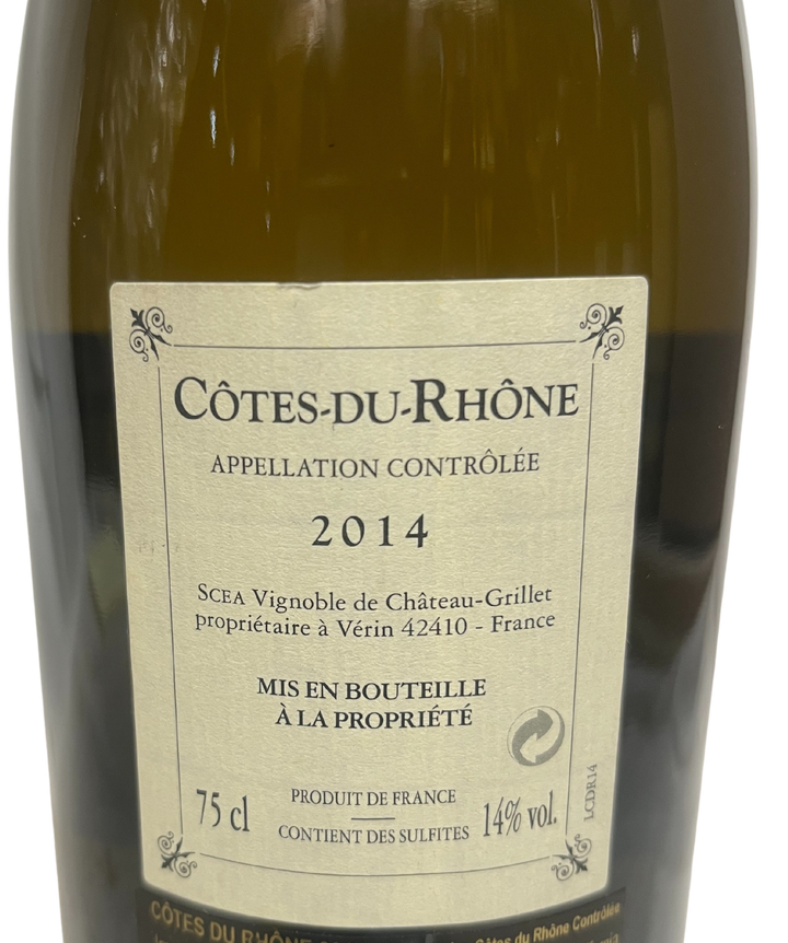 2014 Chateau Grillet Cotes du Rhone Blanc