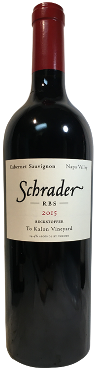 2015 Schrader Beckstoffer To-Kalon Vineyard Cabernet Sauvignon RBS