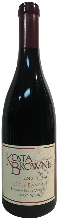 2016 Kosta Browne Giusti Ranch Pinot Noir