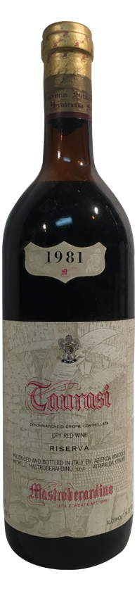 1981 Mastroberardino Taurasi Riserva