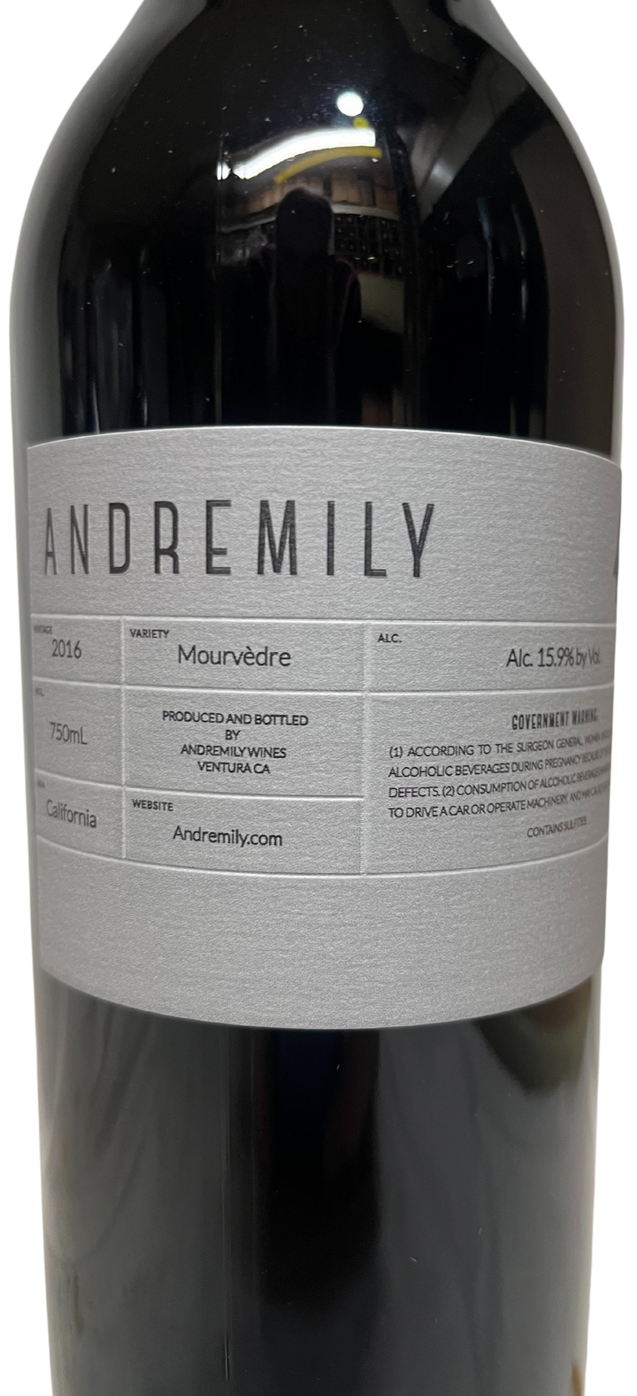 2016 Andremily Mourvedre