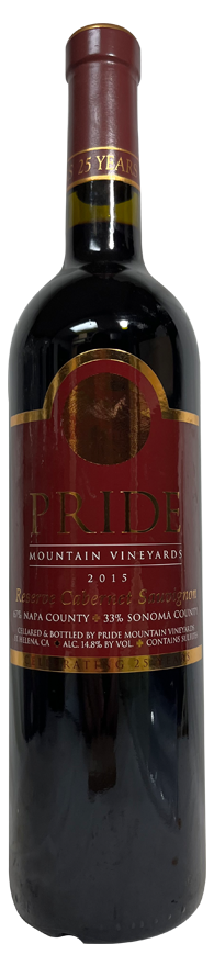 2015 Pride Mountain Vineyards Reserve Cabernet Sauvignon