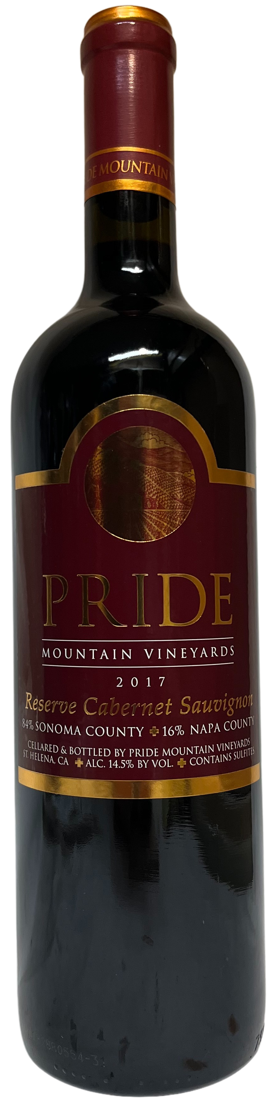 2017 Pride Mountain Vineyards Reserve Cabernet Sauvignon