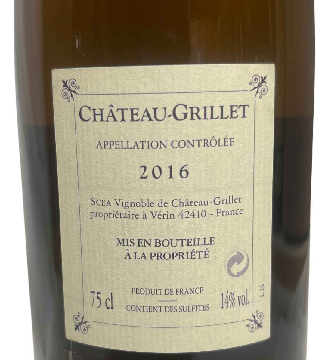 2016 Chateau Grillet Rhone Viogner Blanc