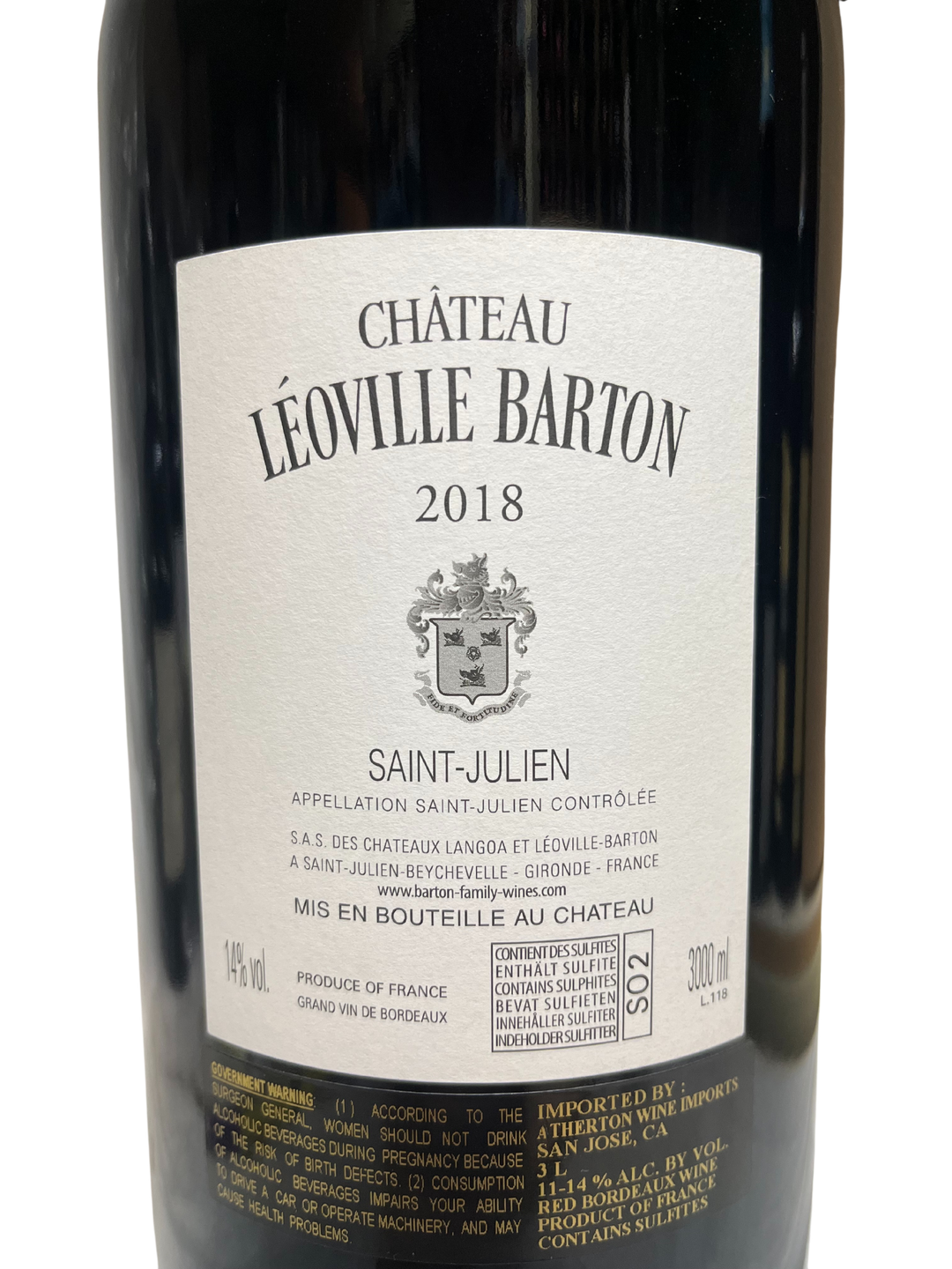 2018 Leoville Barton St Julien