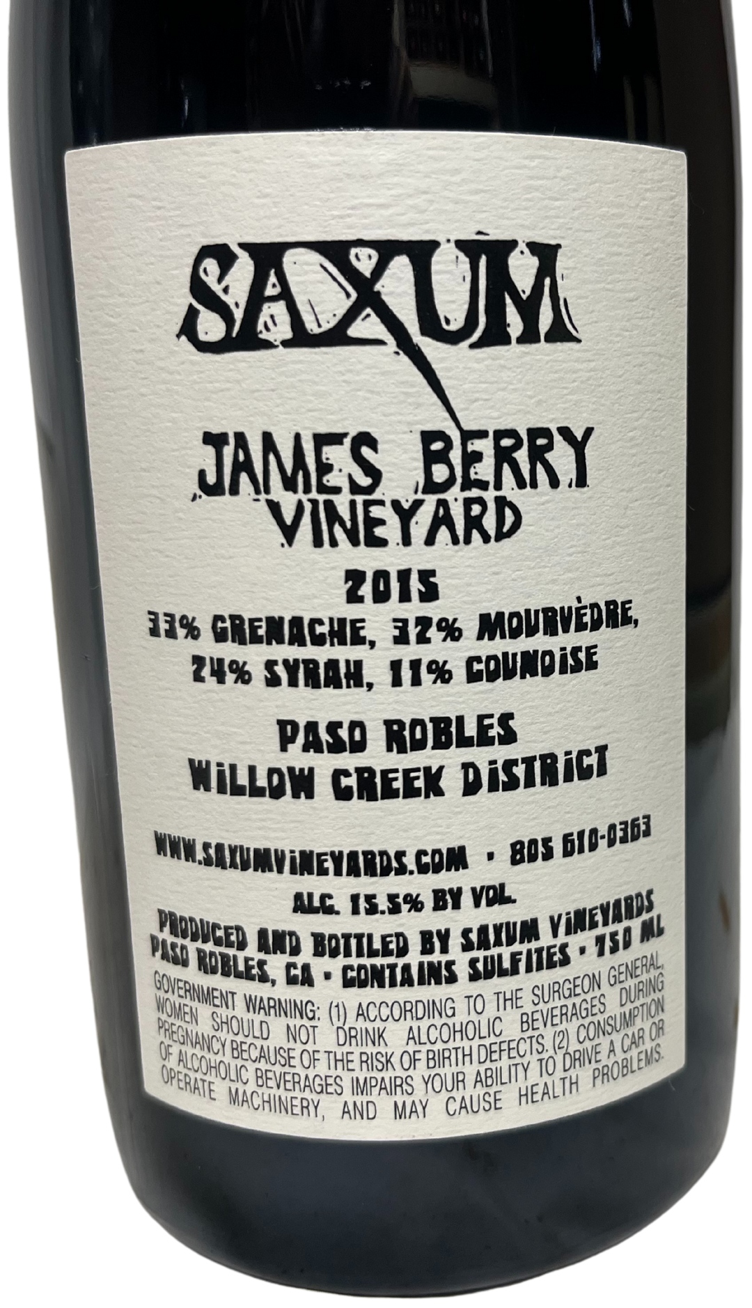 2015 Saxum James Berry Vineyard Proprietary Red