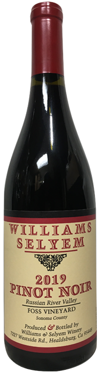 2019 Williams Selyem Foss Vineyard Pinot Noir
