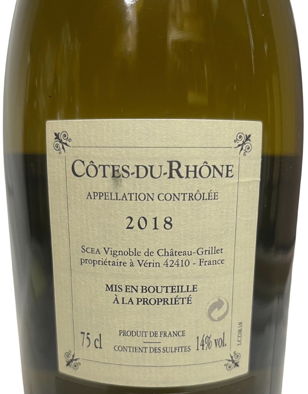 2018 Chateau Grillet Cotes du Rhone Blanc