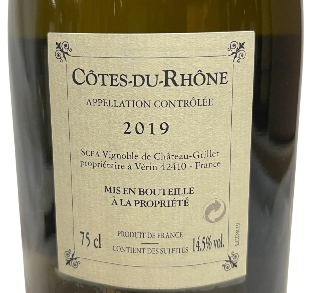 2019 Chateau Grillet Cotes du Rhone Blanc