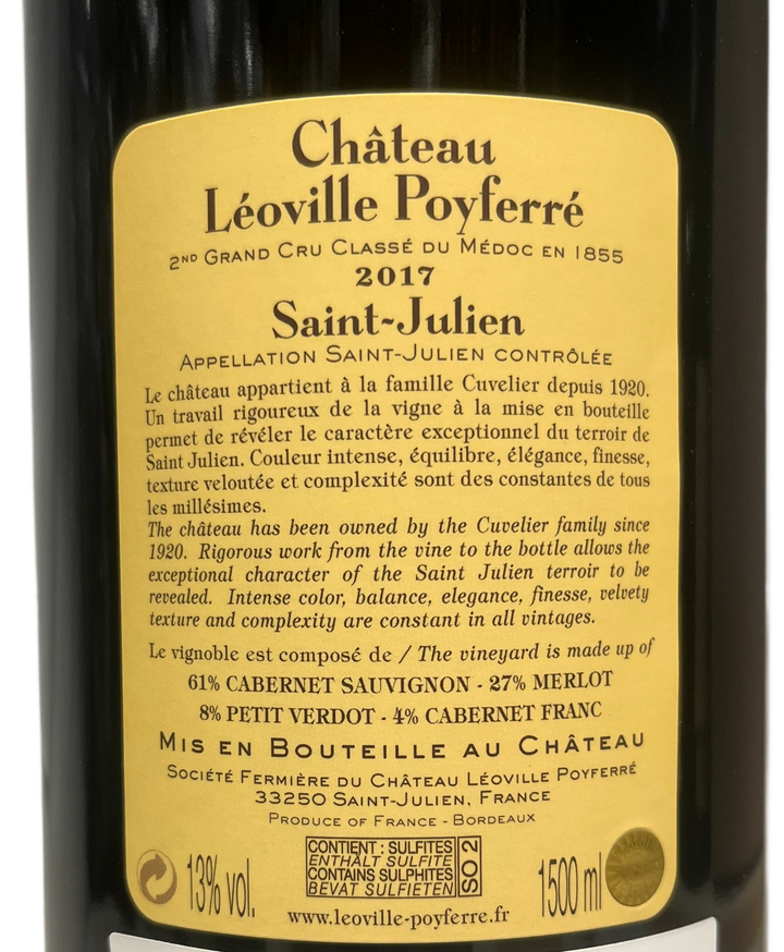 2017 Leoville Poyferre St Julien