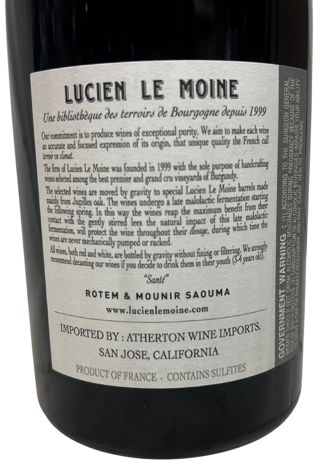 2019 Lucien Le Moine Chambolle Musigny les Baudes