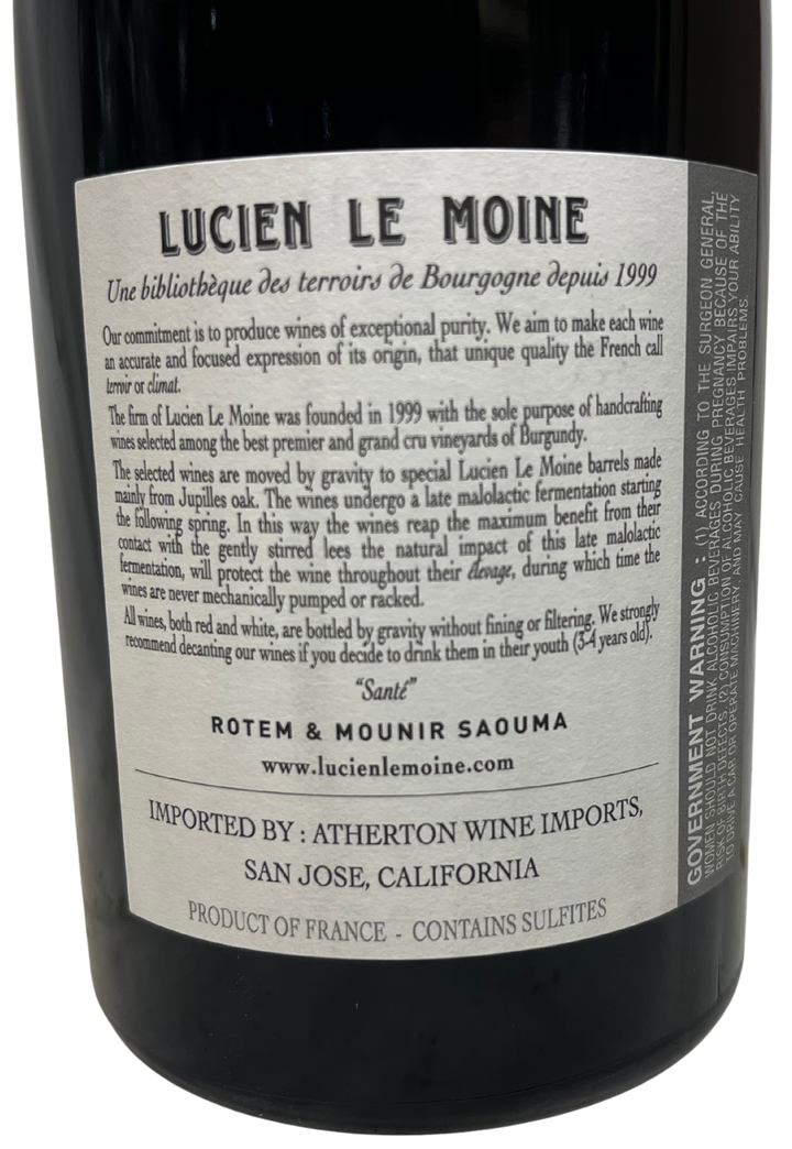 2019 Lucien Le Moine Chambolle Musigny les Baudes